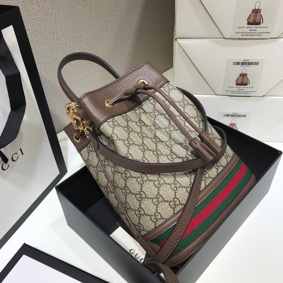 구찌 오피디아 GG 미니 버킷백 550620